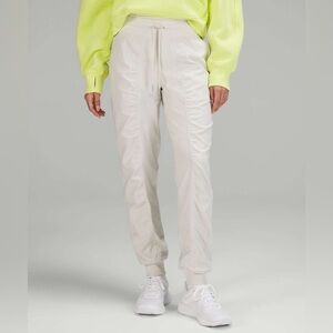 Lululemon Dance Studio Mid-Rise Jogger *Lined 28” - Bone SZ 6